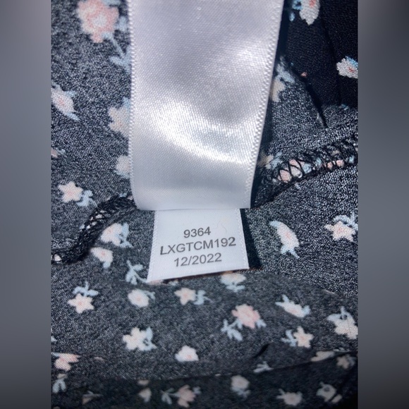 Aeropostale Black Floral Midi Dress - Picture 4 of 7